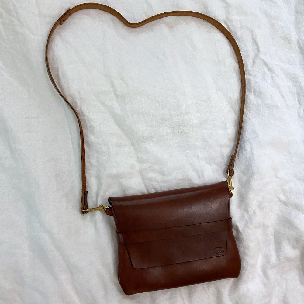 Handmade Genuine Leather Crossbody Purse